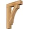 Ekena Millwork Imperial Block Rough Sawn Bracket, Western Red Cedar, 6"W x 30"D x 42"H BKT06X30X42IMP05RWR - alternate 1